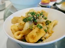 But I made sure to get a good whack at this perfectly fried squid.