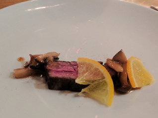 As was this unlikely sounding dish of skirt steak. This was mine.
