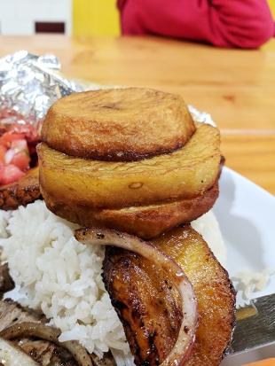 Chichen Itza: Potatoes and plantain