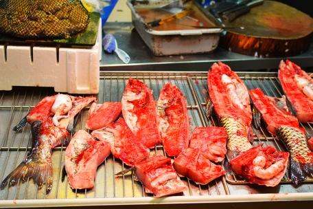 Sai Ying Pun Market, Cut fish