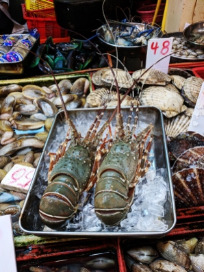 Sai Ying Pun Market, Lobsters