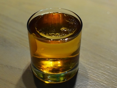 El Dorado 8-year Rum, Knob Creek Rye, Sirop de Cane, bitters