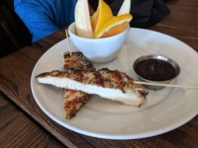Crooked Spoon, Kids' grilled chicken kabobs