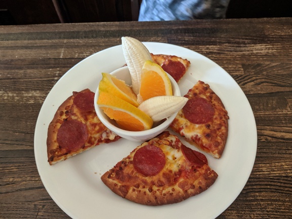 Crooked Spoon, Kids' pepperoni pizza