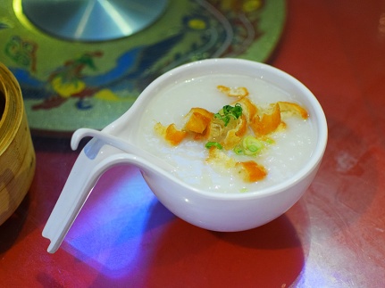 Rosewood, Congee with fish fillet