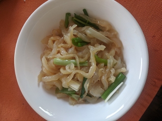 Grand Szechuan, Order 2, Jellyfish with Scallion Sauce