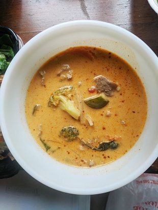 Thai Cafe, Red Curry, Pork