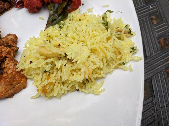 India Spice House, Lemon Rice, Close-up