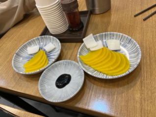 Namgyung, Banchan, condiments